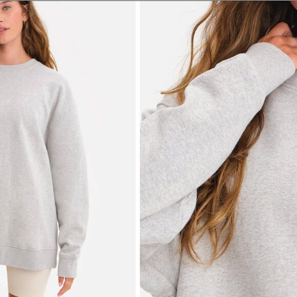 Organic Fleece Boyfriend Sweatshirt MATE THE LABEL M/L - Picture 2 of 3